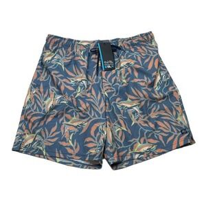 Salt Life SLX Performance Swim Trunks Mens XL Quick Dry Anti-Rash Floral NEW